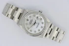 Rolex Datejust 16220 Mother of Pearl Diamond Dial Oyster Band 36mm Circa 2000