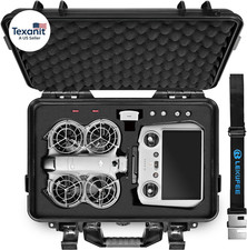 Waterproof Hard Carrying Case for DJI Neo 2, Fly More Combo, DJI RC 2/RC N3, Bat