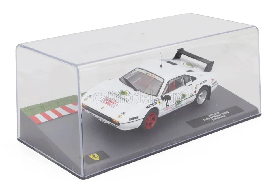 MODELLINO AUTO STATICO FERRARI 308 GTB RALLY MONZA 1983 HENRI TOIVONEN 1:43 - Immagine 4 di 4