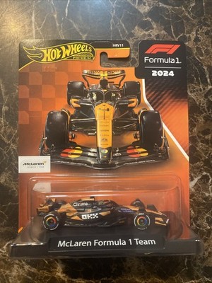 Hot Wheels Premium 2024 McLaren Formula 1 Team #4 F1 Series Equipe