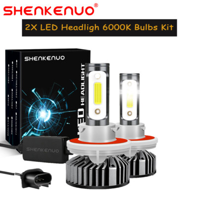 For Chevy Cruze 2011 2012 2013 2014 2015 H13 White LED Headlight Hi/Lo Beam Bulb