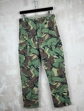 Vintage 70s-80s British Army Trousers Combat Pattern Nato Pants Size 1 W30 L27 