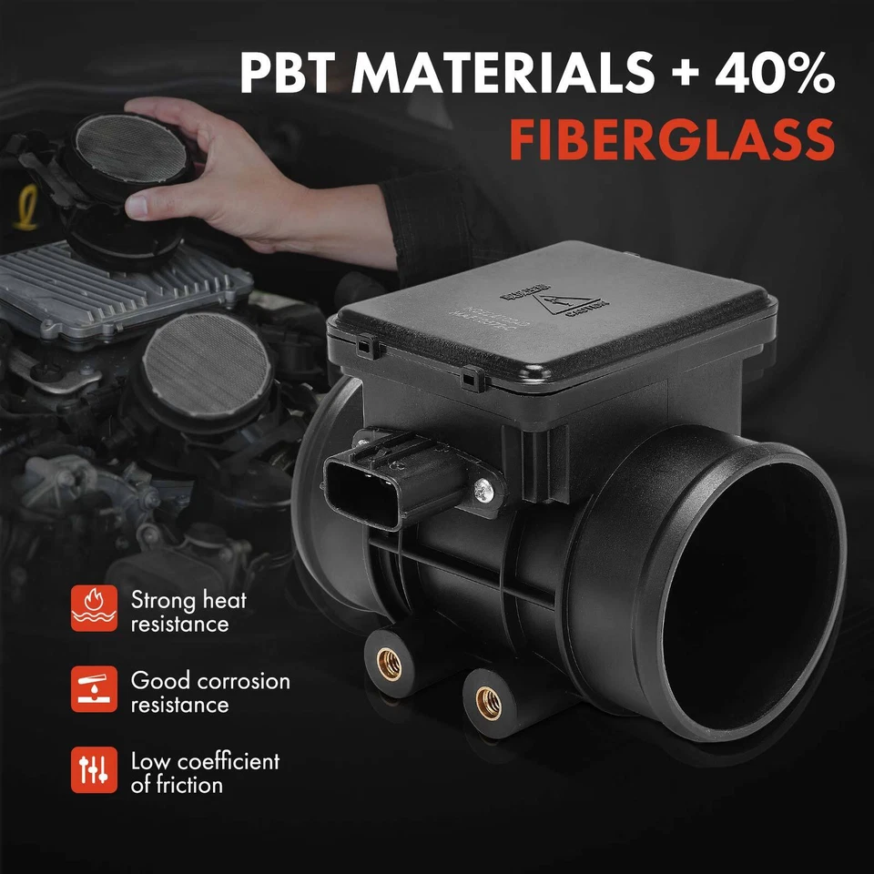 Sensor de flujo de masa de aire con carcasa para Mazda 626 MX-6 1993 1994 1995-1997 L4 2,0 L Foto 3 de 4