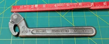J.H Williams 472   1/4” to 3”  Adjustable Hook Spanner Wrench Forged in USA