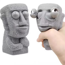 Moai Stress Toy Slow Rebound Squeeze Statue Funny Face Gift Kids Adult