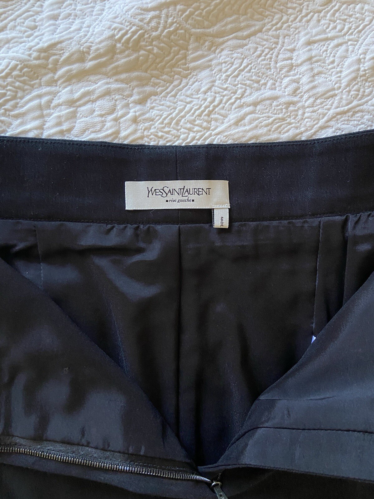 Yves saint Laurent Tom Ford Fall Winter 2003 Black Pencil Skirt