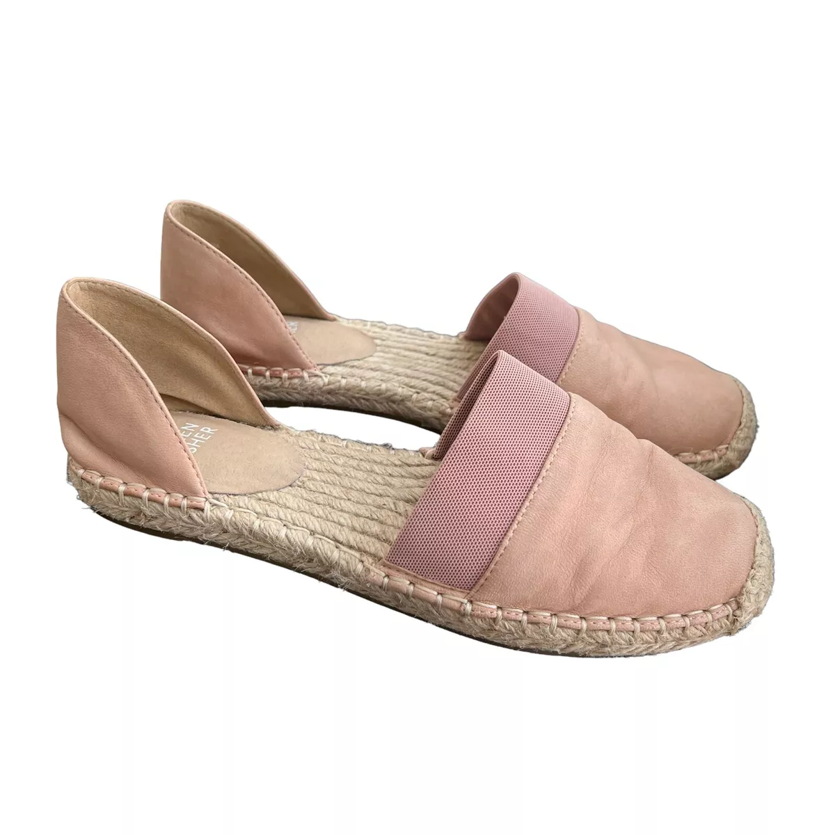 Eileen Fisher Lady Womens Nubuck Flats Espadrilles size 6