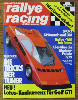 Rallye Racing 11/79 VW Scirocco GLI, BMW M1,R5 Alpine,Talbot Simca Sunbeam Lotus