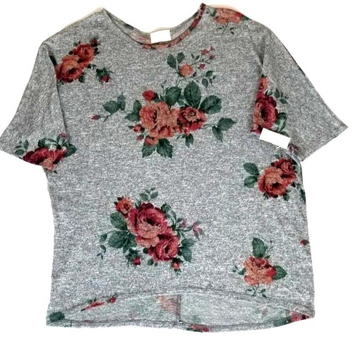 Gilet Vintage Denim Bleu Brodé Fleurs Et Papillon – Bobbie Brooks Taille L