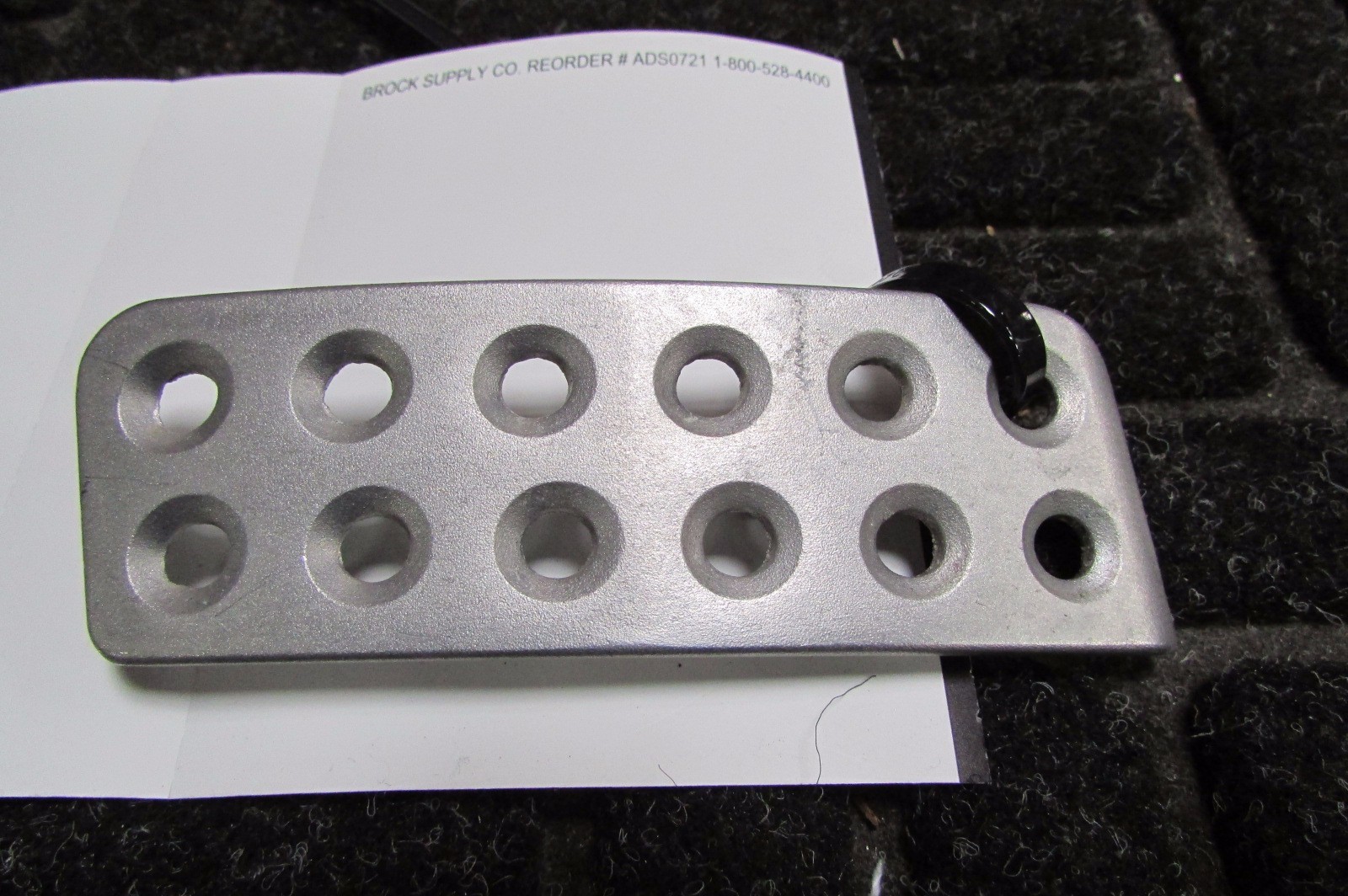 Ferrari 458 Italia Metal Accelerator Pedal Cover, Used, P/N 243120
