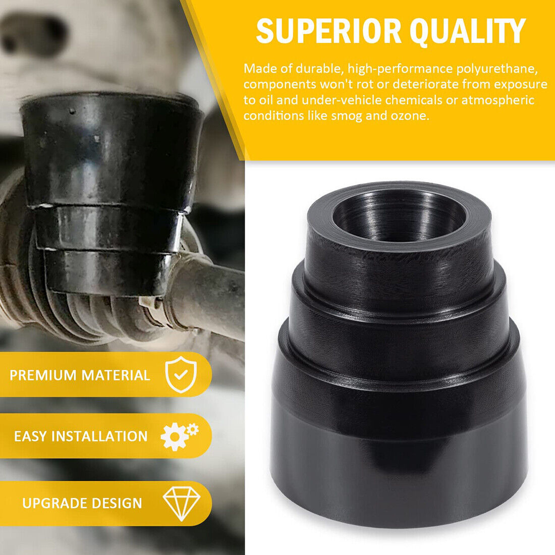 Energy Suspension 8.9104G Rear Bump Stop Set for Toyota 4runner 1996