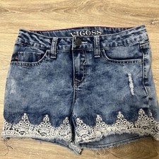 girls jean shorts size 10