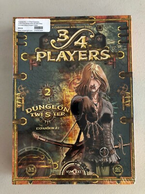 Dungeon Twister Board Game 3/4 Players Expansion #2 Asmodee - New SW
