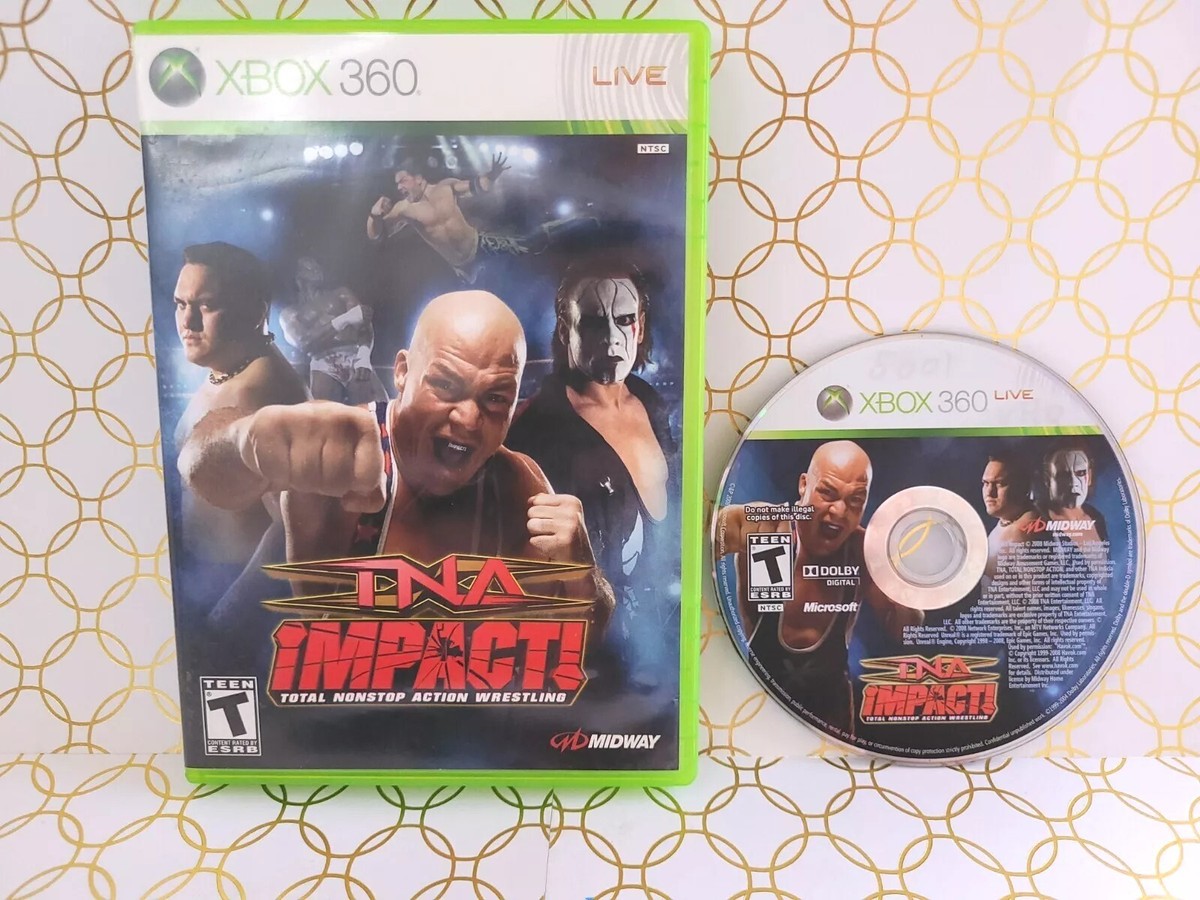xbox360★TNA IMPACT 海外版 北米版 DVD TNA Impact (Microsoft Xbox 360, 2008) No Manual, Fast Shipping