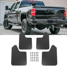 4x Mud Flaps Splash Guard Front Rear Mudguards For Chevrolet Silverado 1500 2500