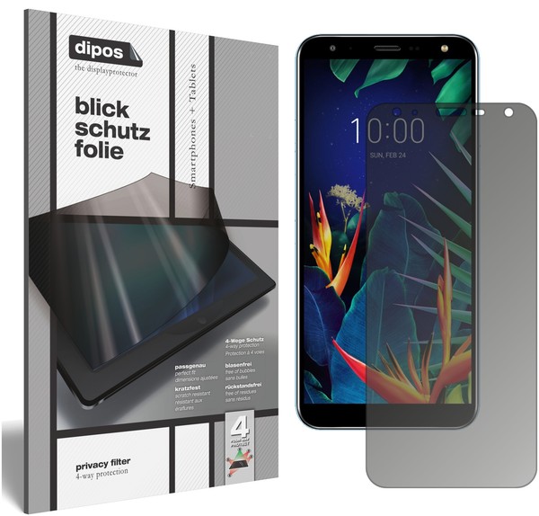 Lg K40 Blickschutzfolie Matt Schutzfolie Folie Display Schutz Dipos-image