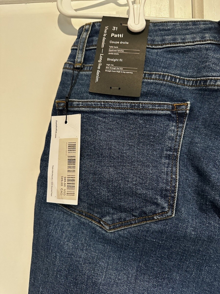 Washed Denim Frank And Oak Patti Jeans Frank And Oak Women's Patti