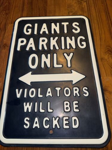 Panneau de stationnement authentique panneaux de signalisation géants de New York contrevenants seront saccagés - Photo 1 sur 7