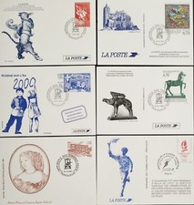 Lot de 6 souvenirs philatéliques Offert Par La poste Neufs