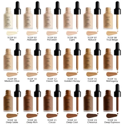 1 NYX Total Contrôle Goutte Base - Mate " Choisissez Votre 1 Couleur " Joy's - Photo 1/4