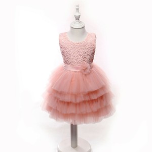 light orange flower girl dresses