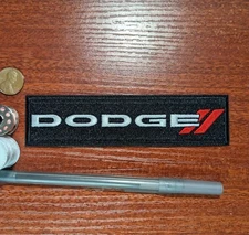 Dodge Patch Cars Trucks Auto Motor Sport Travel Embroidered Iron On 1.5x5.5"
