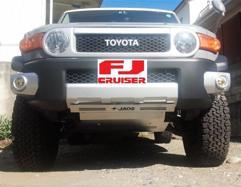 JAOS for Toyota 20102014 FJ Cruiser LHD Skid plate 3 Stainless Steel