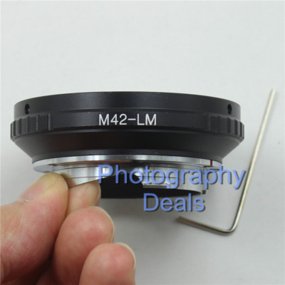Lens Adapter for M42 Mount Lens to For Leica M LM M9 8 7 6 Camera TECHART LM-EA7