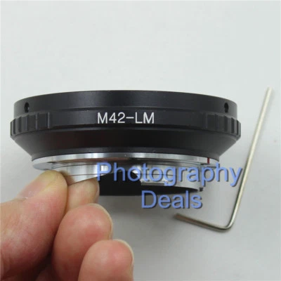 Lens Adapter for M42 Mount Lens to for Leica M L/M M9 8 7 6 5 TECHART LM-EA7