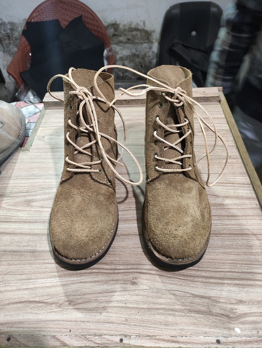 US Army Rough Leather Ankle Army Leather Boot, Boots, Men