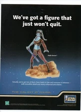 Star Wars Aayla Secura Action Figure - Vintage 2003 Hasbro Toys Print Ad