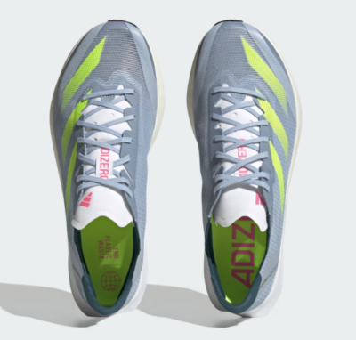 Size 13 - adidas Adizero Adios 8 Wonder Blue Lucid Lemon h03615 | eBay