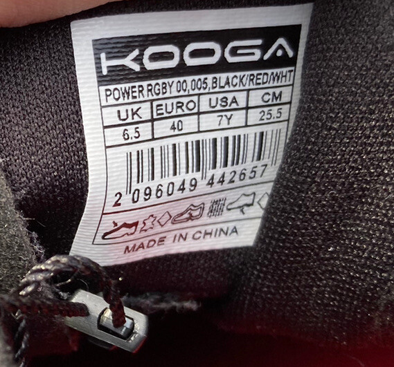 Kooga Rugby Boots Uk Size 6.5 Worn but Good Condition eBay