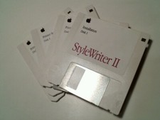 Apple Mac StyleWriter II Ver 1 installation printer software - 3.5" floppy disks