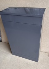 Gloss Dark Grey Bathroom WC Toilet Unit Made By Roca Graphite 500mm