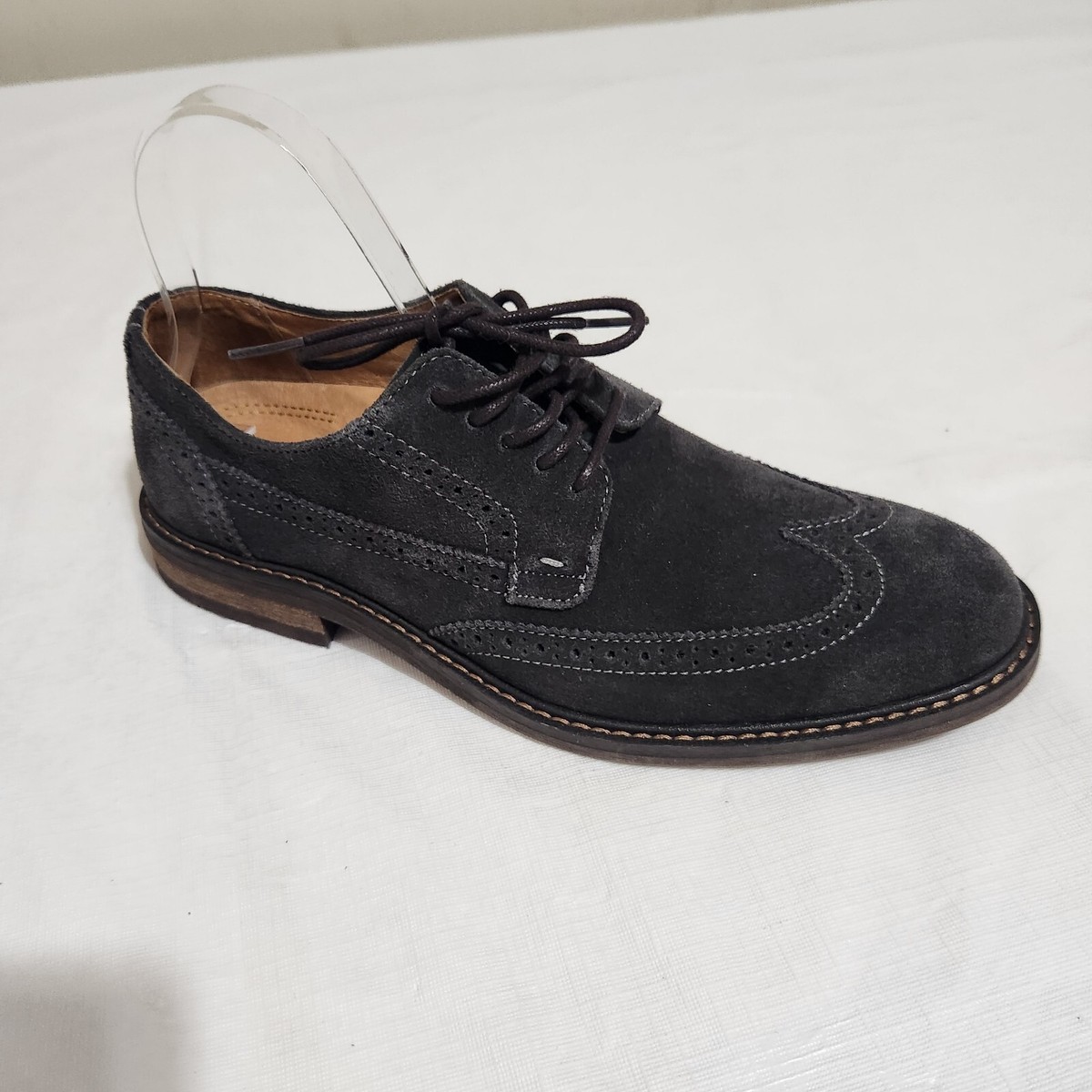 Vionic mens Bowery Bruno dress shoes Nwb NWOB Vionic Bowery Bruno Suede Oxfords Men main image 4