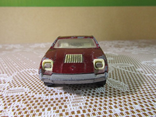 764Y Vintage 1972 Corgi Whizzwheels 312 England Marcos Mantis Wine Red - Picture 2 of 10