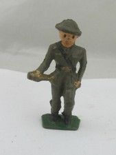 Vintage Unbranded 3" Metal Soldier Figure