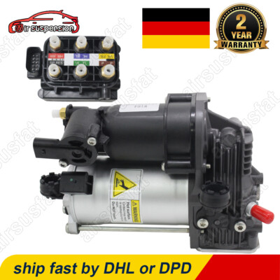 Luftfederung Kompressor mit Ventilblock for Mercedes ML W164 GL X164 1643201204