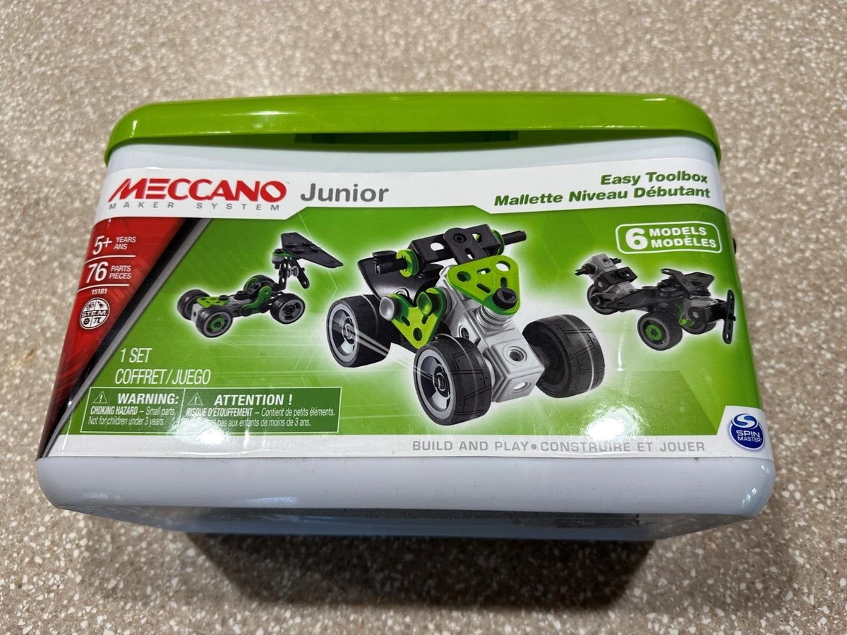 NEW Meccano Junior Maker System 76 Piece ages 5