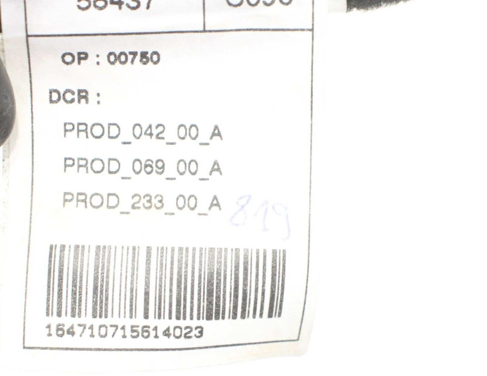 2023 - 2024 MASERATI GRECALE REAR LEFT DRIVER SIDE DOOR WIRE WIRING HARNESS OEM