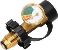 Adaptador de medidor de tanque de propano de 100 lb, medidor de propano para tanque de propano de 100 lb