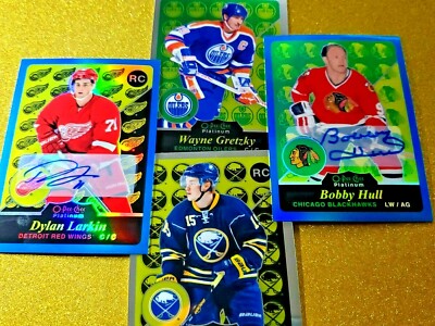 2015-16 O-Pee-Chee Platinum Retro Marquee Gold Rookie Auto Blue Rainbow