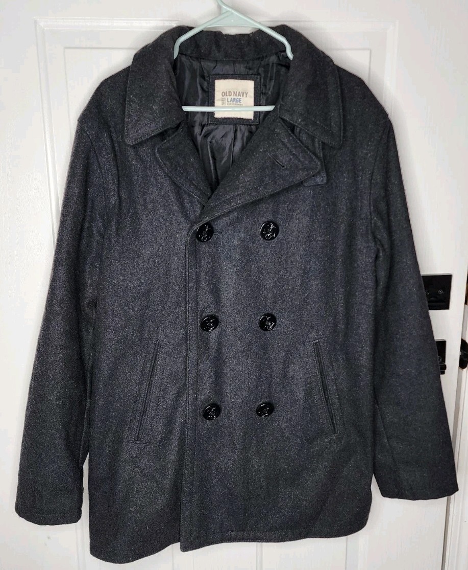 Pea Coat Old Navy Men's Overcoats Old Navy Mens Pea Coat