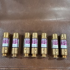 7x Fuses Bussmann Low Peak Dual Element Time Delay Fuse LPN-RK-2 250V 2amps