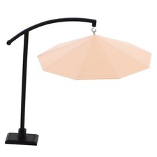 Mini Outdoor Garden Parasol Umbrella Sunshade for Dollhouse Patio Decor