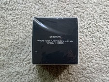 Fujifilm WCL-X100S Wide Angle Conversion Lens for X100 Series Silver NEW SEALED