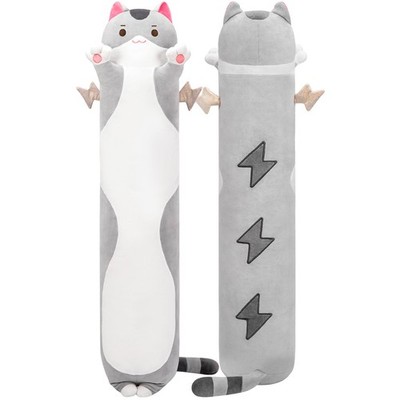 Mewaii 20  Long Cat Plush 5 Sizes, 120% Extra 19.6in/50cm, Grey 2025 
