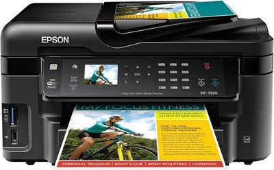 EPSON WF-3520 DUPLEX NETZWERK USB SCHNELL 15PPM A4 MONO/SCHWARZWEISS TINTENSTRAHLDRUCKER