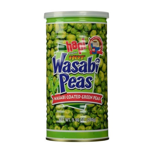 Guisante Wasabi Verde Picante Lata 9.9 Oz (Caja De 12) Por Hapi
